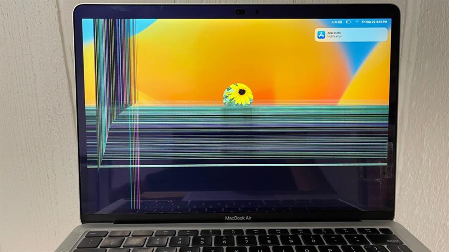 Réparation écran MacBook